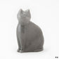 猫 フラワーベース 一輪挿し 「愛 編む 磁器猫」  / ひがし ちか