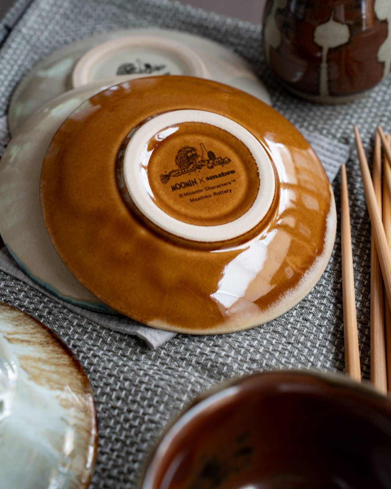 amabro MOOMIN MASHIKO POTTERY GLAZE 益子焼 グレーズ – くらす