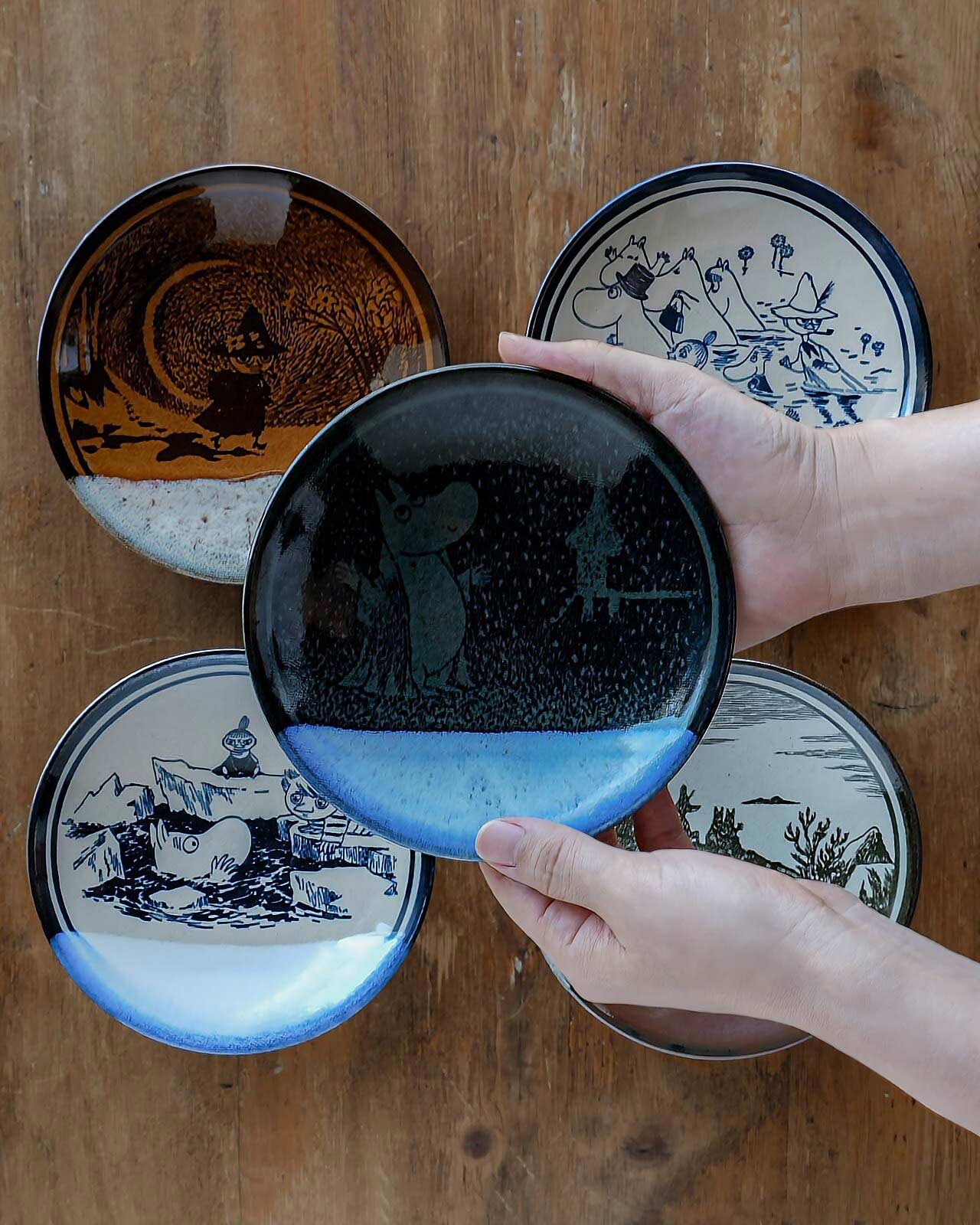 amabro MOOMIN MASHIKO POTTERY GLAZE 益子焼 グレーズ