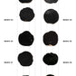 【個体で選べる】 amabro WOOD COASTER Black  珪化木