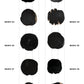 【個体で選べる】 amabro WOOD COASTER Black  珪化木