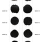 【100個体で選べる】 amabro WOOD COASTER Black  珪化木 コースター