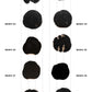 【個体で選べる】 amabro WOOD COASTER Black  珪化木