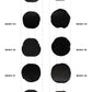 【100個体で選べる】 amabro WOOD COASTER Black  珪化木 コースター