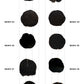 【個体で選べる】 amabro WOOD COASTER Black  珪化木