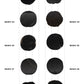 【50個体～】amabro WOOD COASTER Black  珪化木 コースター