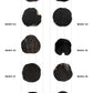 【個体で選べる】 amabro WOOD COASTER Black  珪化木
