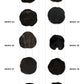 【個体で選べる】 amabro WOOD COASTER Black  珪化木