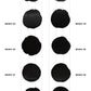 【100個体で選べる】 amabro WOOD COASTER Black  珪化木 コースター