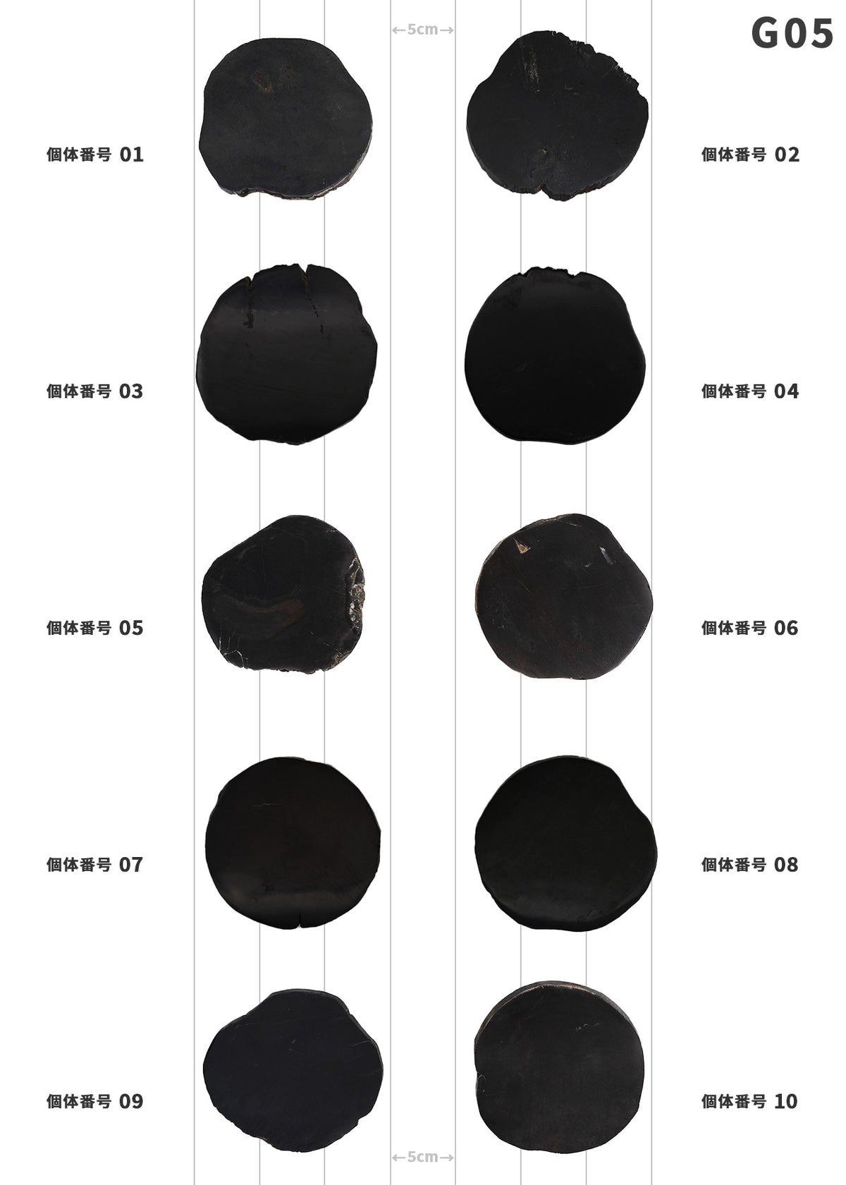 【50個体～】amabro WOOD COASTER Black  珪化木 コースター
