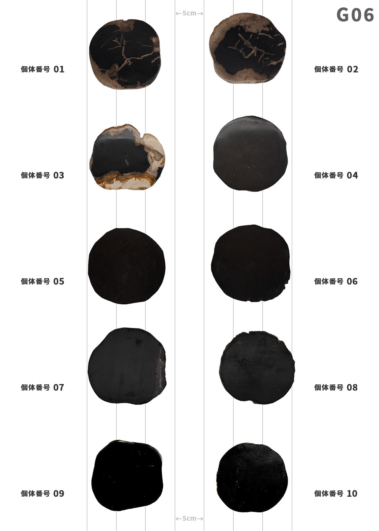 【個体で選べる】 amabro WOOD COASTER Black  珪化木