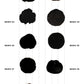 【個体で選べる】 amabro WOOD COASTER Black  珪化木