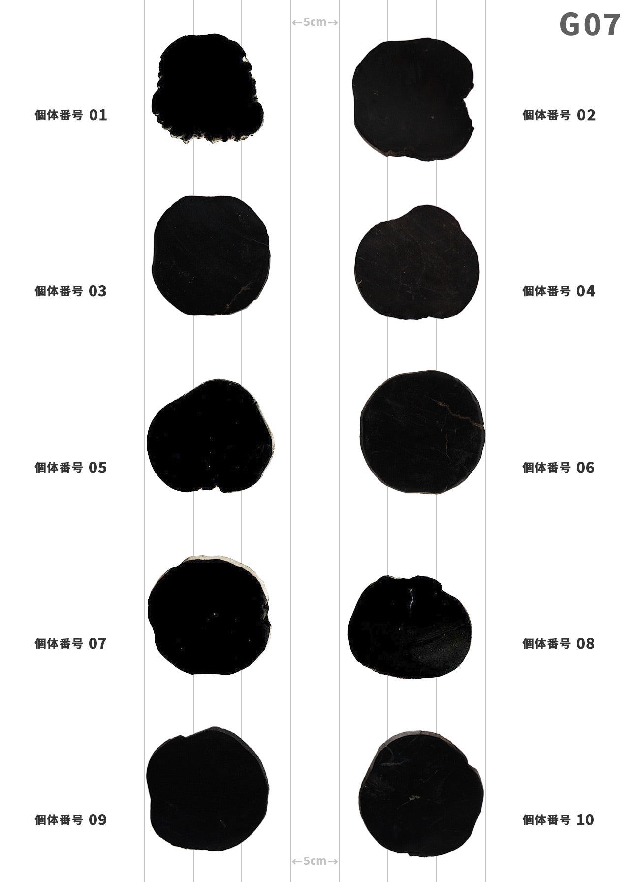 【個体で選べる】 amabro WOOD COASTER Black  珪化木