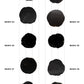 【個体で選べる】 amabro WOOD COASTER Black  珪化木