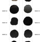 【100個体で選べる】 amabro WOOD COASTER Black  珪化木 コースター