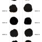 【個体で選べる】 amabro WOOD COASTER Black  珪化木