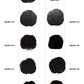 【個体で選べる】 amabro WOOD COASTER Black  珪化木