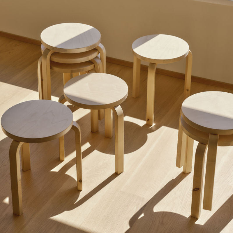 Artek アルテック スツール60 ワイルド バーチ ヴィッリ 3本脚 北欧