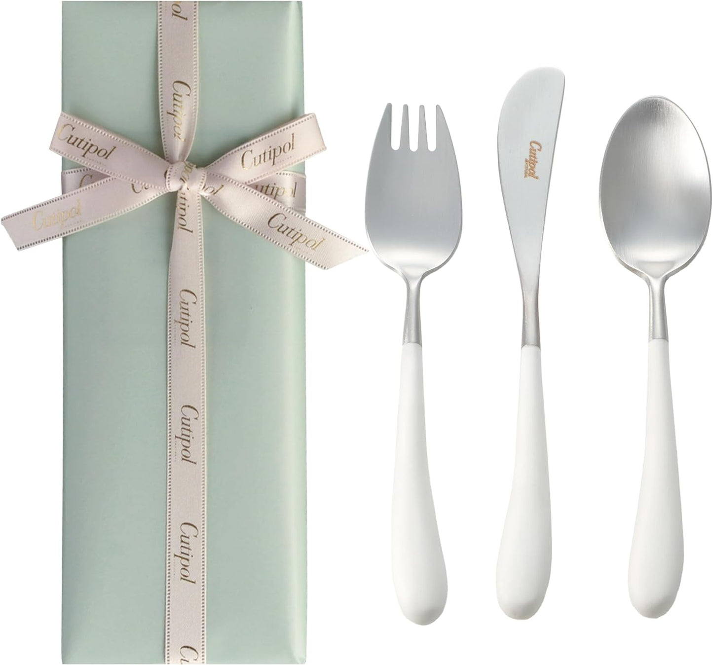 【正規取扱店】 クチポール ALICE /アリス 子供用 ギフトセット ホワイト シルバー