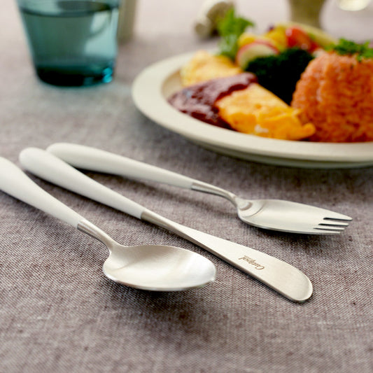 【正規取扱店】 クチポール ALICE /アリス 子供用 ギフトセット ホワイト シルバー