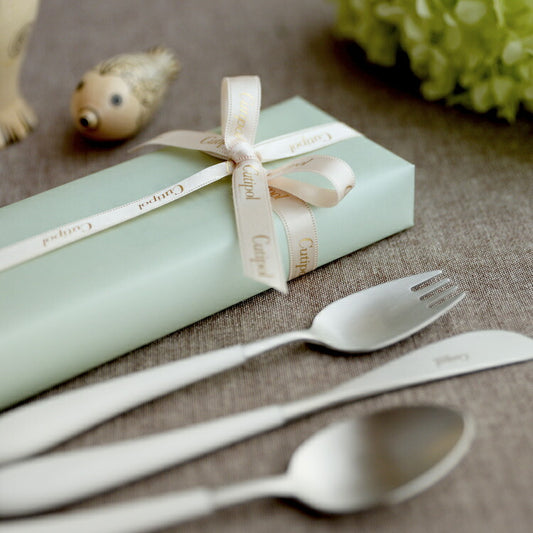 【正規取扱店】 クチポール ALICE /アリス 子供用 ギフトセット ホワイト シルバー