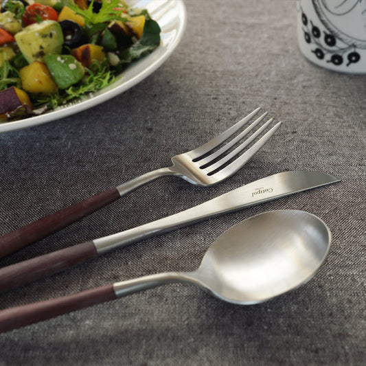 【正規取扱店】 クチポール GOA/ゴア ディナー 3本セット ブラウン シルバー