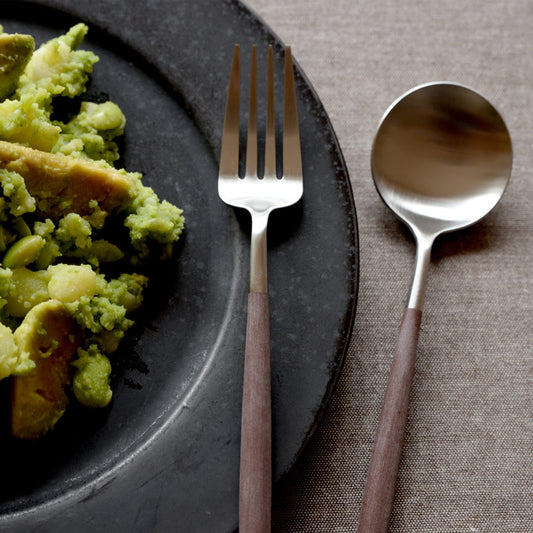 【正規取扱店】 クチポール GOA/ゴア ディナー 4本セット ブラウン シルバー