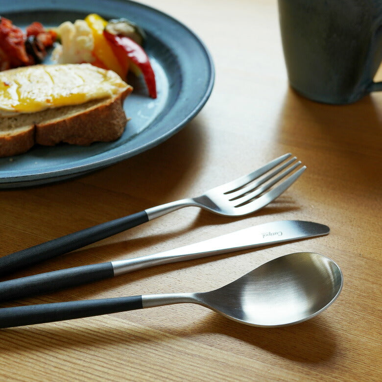 【正規取扱店】 クチポール MIO/ミオ ディナー 6本セット ブラック シルバー