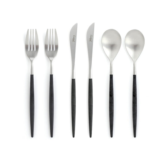 【正規取扱店】 クチポール MIO/ミオ デザート 6本セット ブラック シルバー