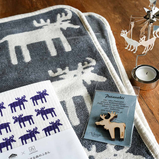 北欧福袋  クリッパン（KLIPPAN）ムース ブランケットセット【数量限定】