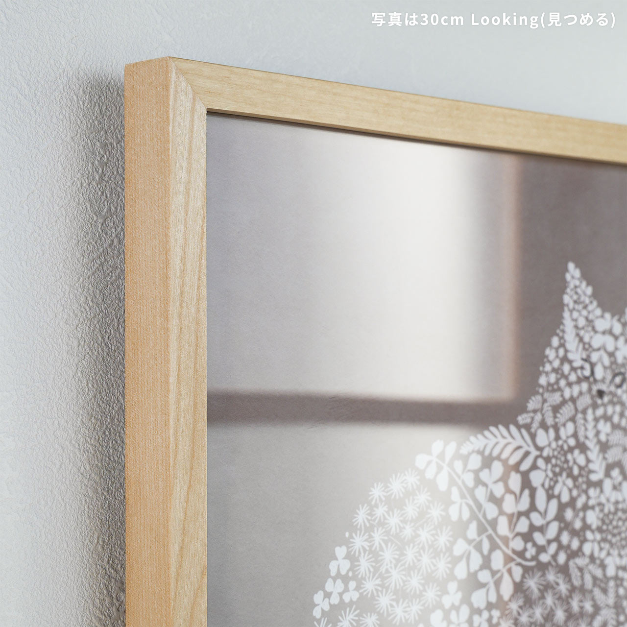 ねこくら×sotlight Fluffy CAT ポスター + フレーム 30 Looking 見つめる