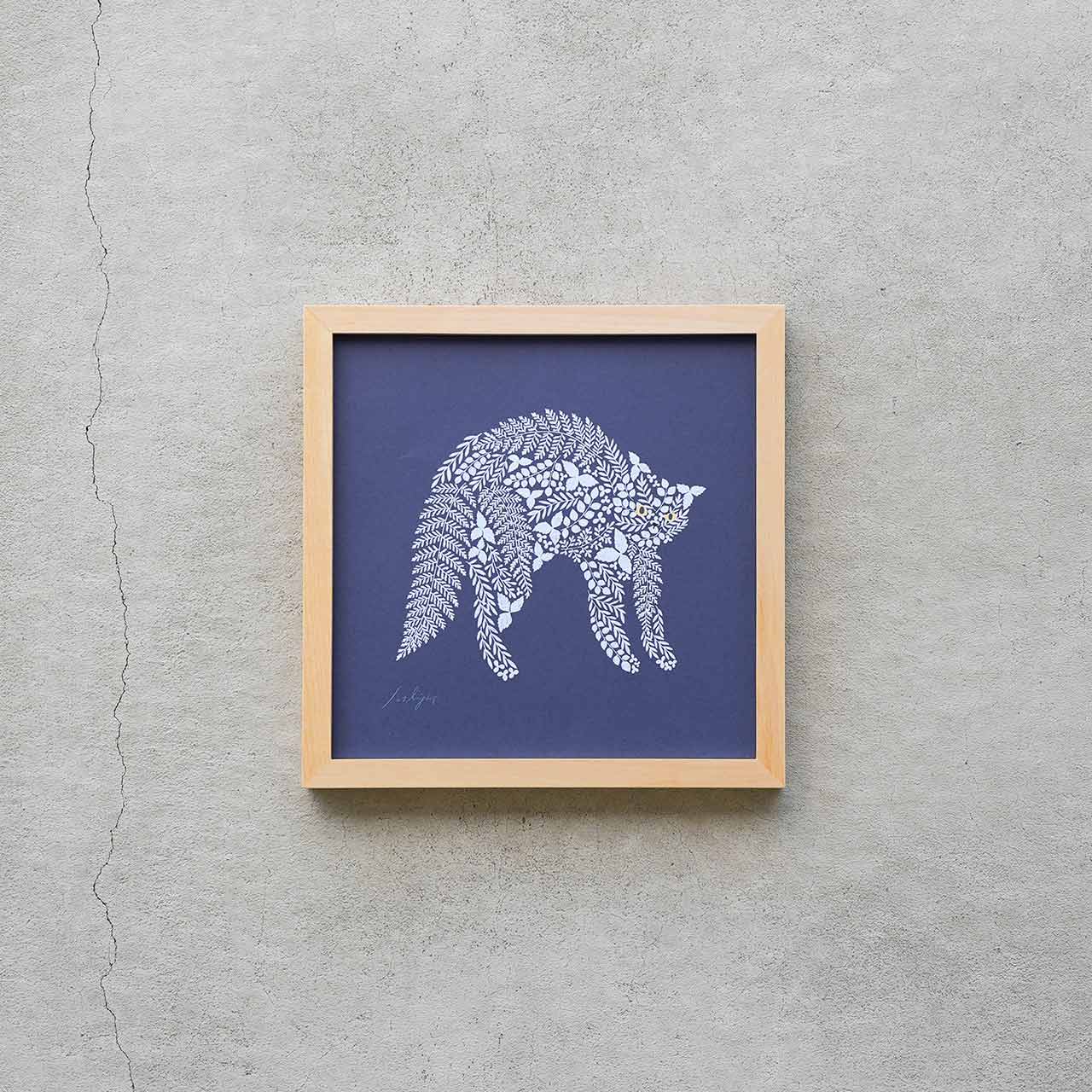 ねこくら×sotlight Fluffy CAT ポスター + フレーム 20 Hissing 威嚇