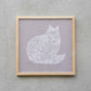 ねこくら×sotlight Fluffy CAT ポスター + フレーム 30 Looking 見つめる