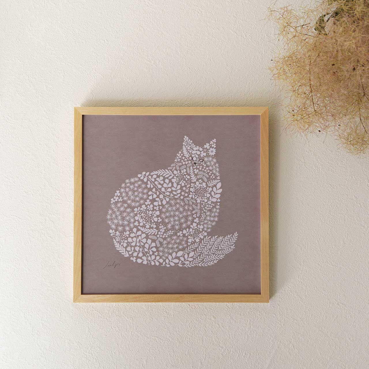 ねこくら×sotlight Fluffy CAT ポスター + フレーム 30 Looking 見つめる