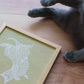 ねこくら×sotlight Fluffy CAT ポスター + フレーム 20 Tummy up ヘソ天