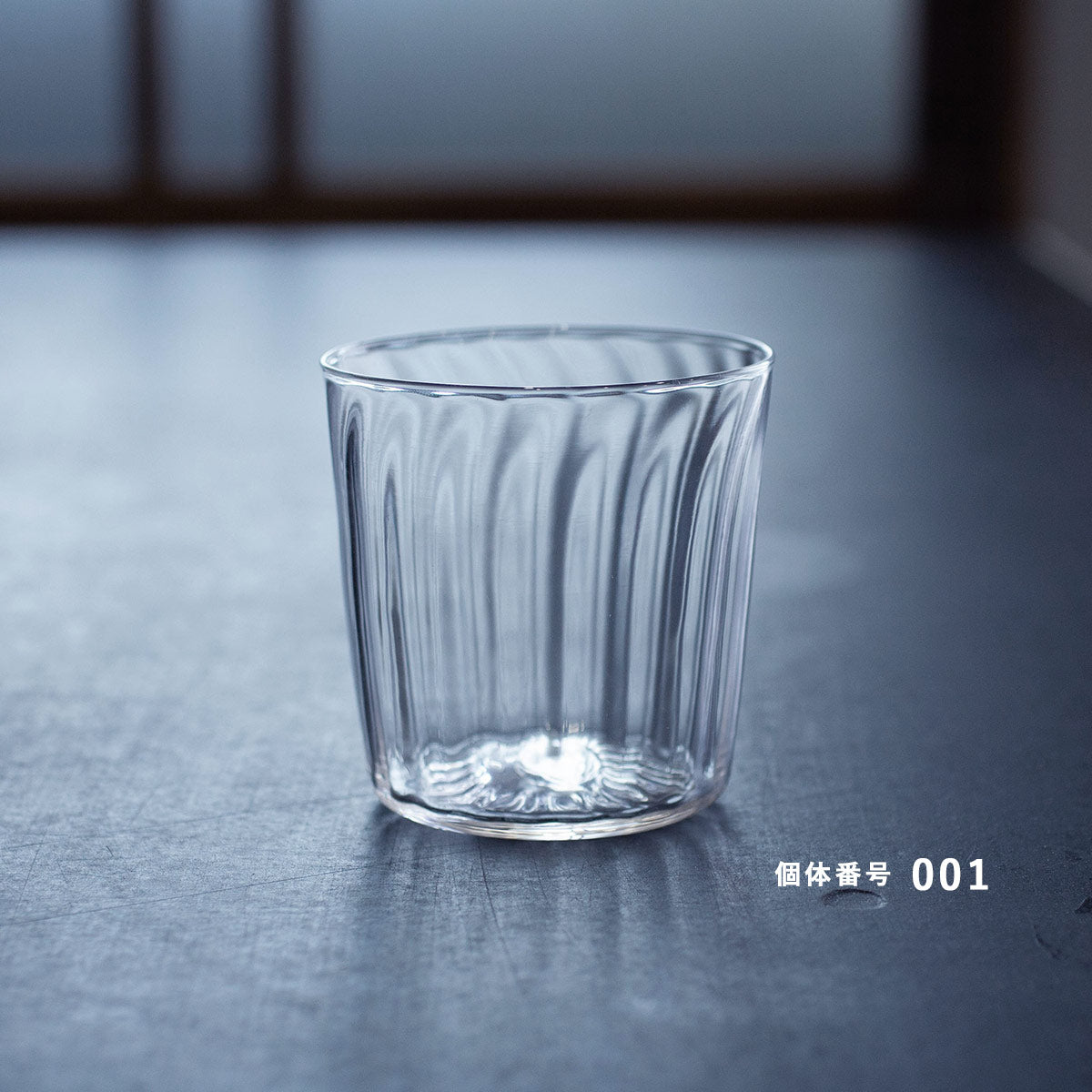 【個体で選べる】境田亜希 はなかげ グラス 80mm 透明