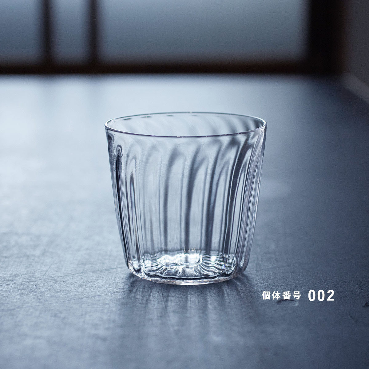 【個体で選べる】境田亜希 はなかげ グラス 80mm 透明