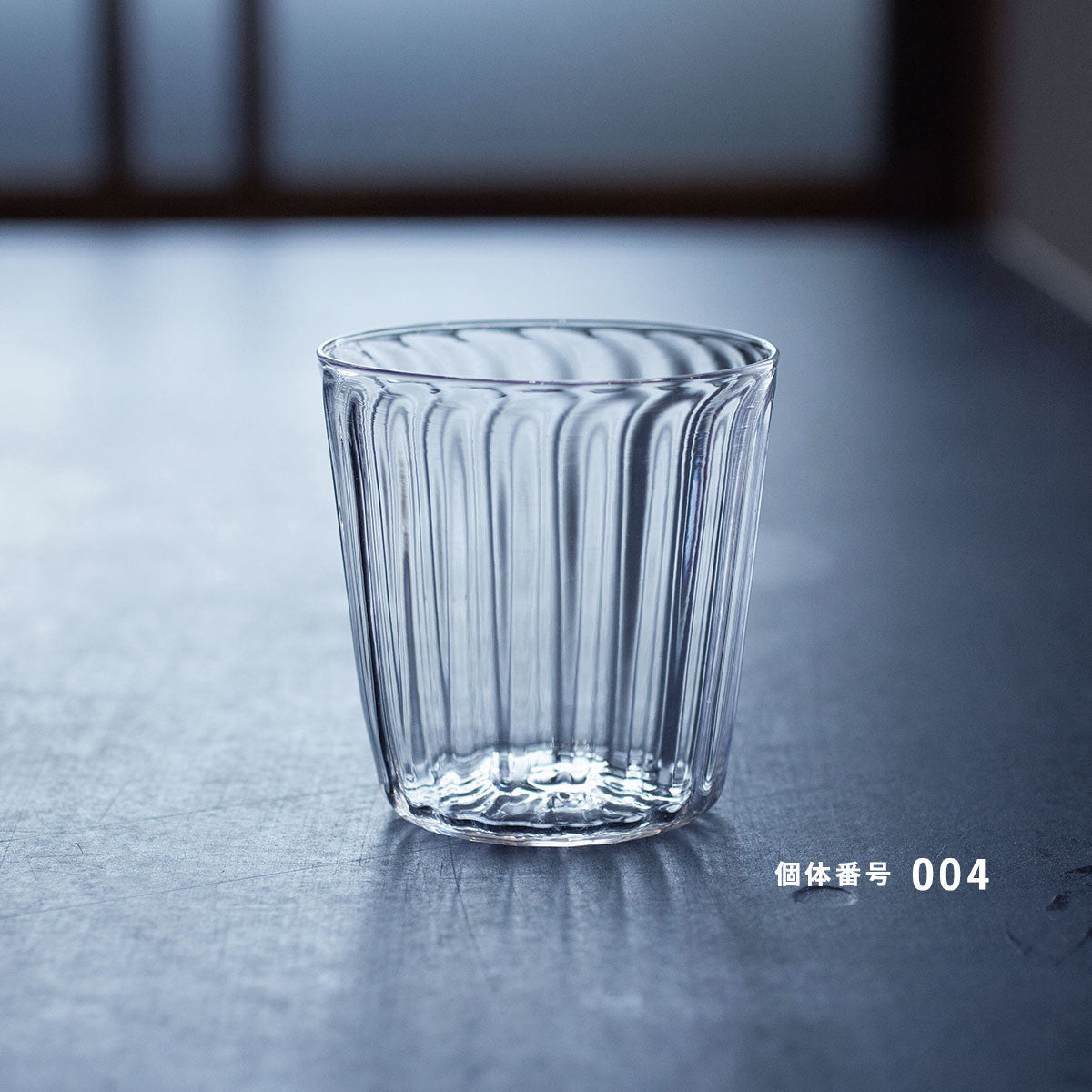 【個体で選べる】境田亜希 はなかげ グラス 80mm 透明