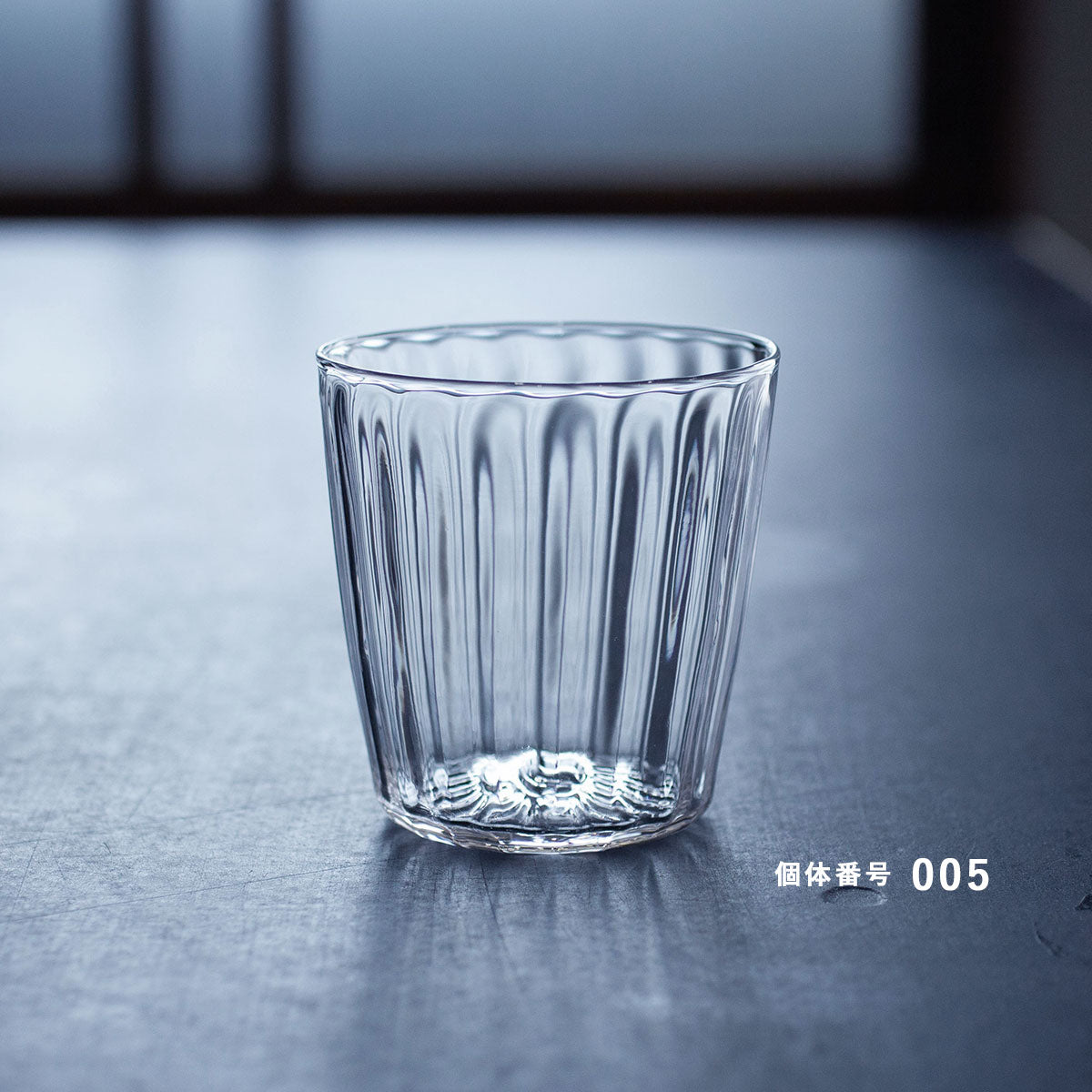 【個体で選べる】境田亜希 はなかげ グラス 80mm 透明