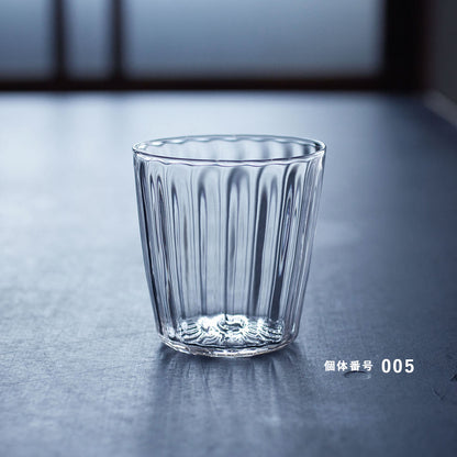 【個体で選べる】境田亜希 はなかげ グラス 80mm 透明