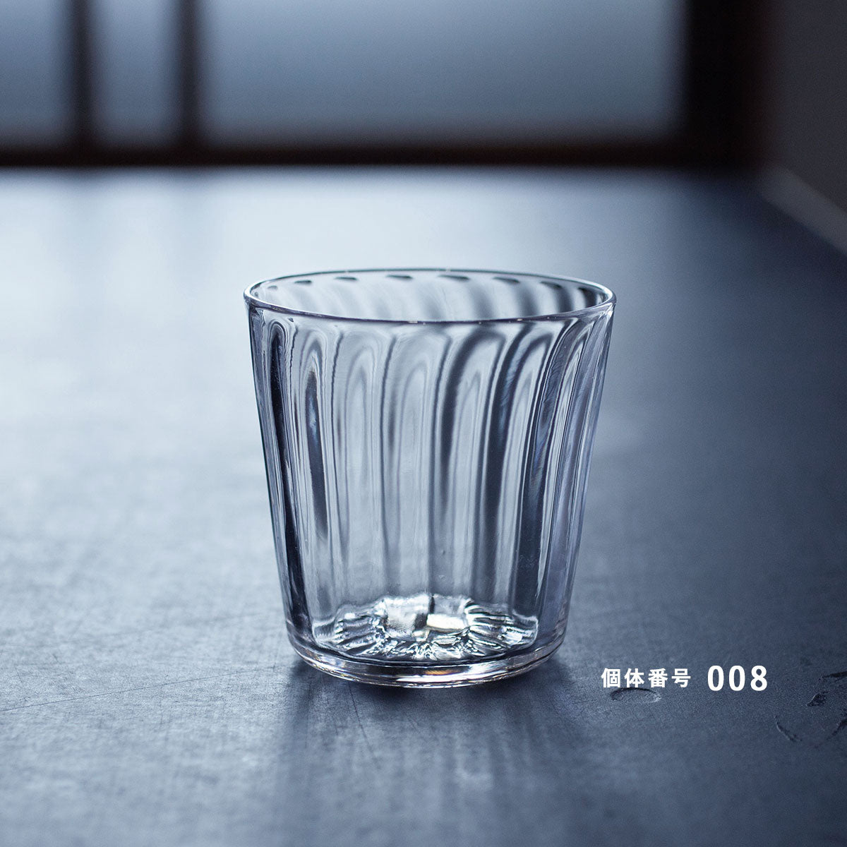 【個体で選べる】境田亜希 はなかげ グラス 80mm 透明