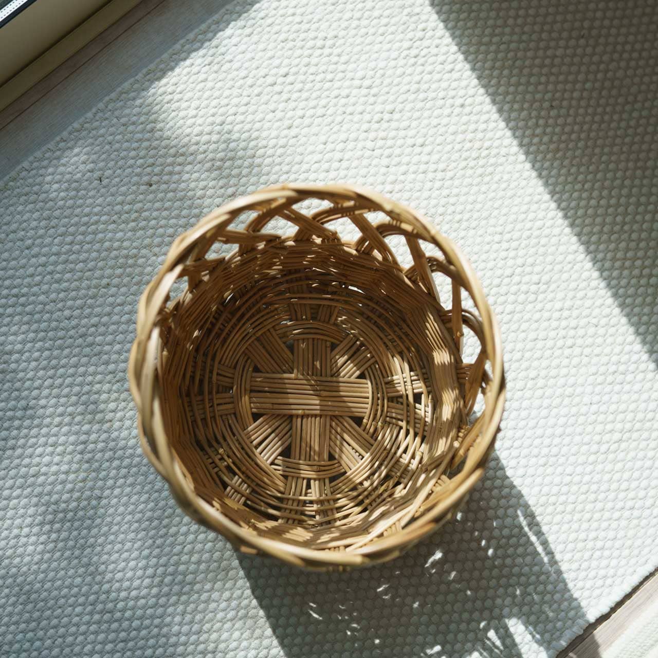 寒竹のメゴ籠 竹工房せきね