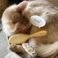 【名入れ】 ねこくら Hug!brush オリジナル キャットブラシ