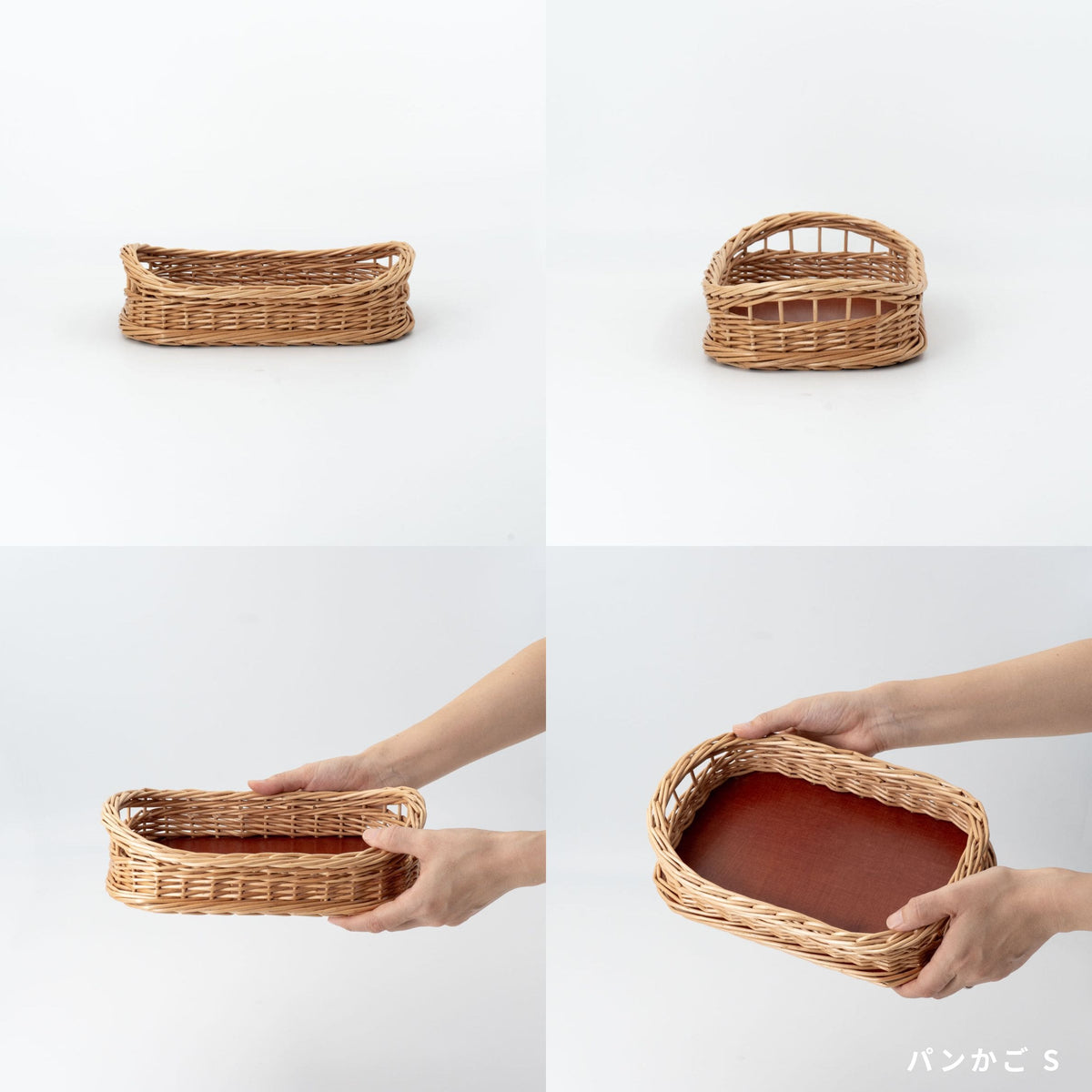 PINUMUPASAULE ラトビア製 柳のパンかごトレイ S/M