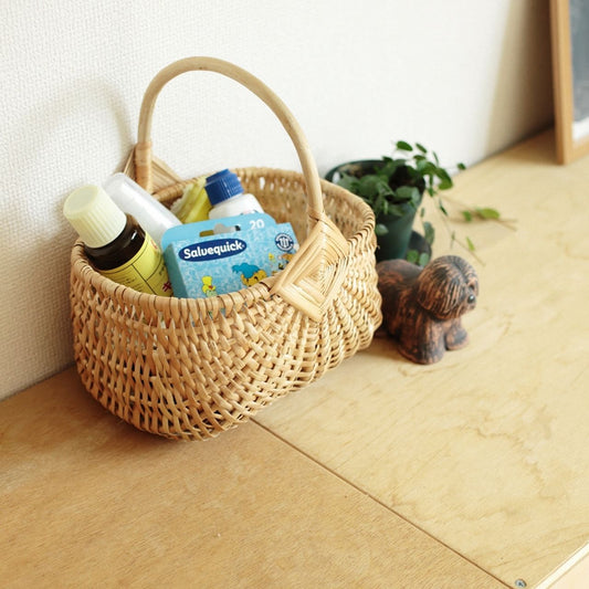 【数量限定】 PINUMU PASAULE ラトビア製 マッシュルームバスケット S/SS