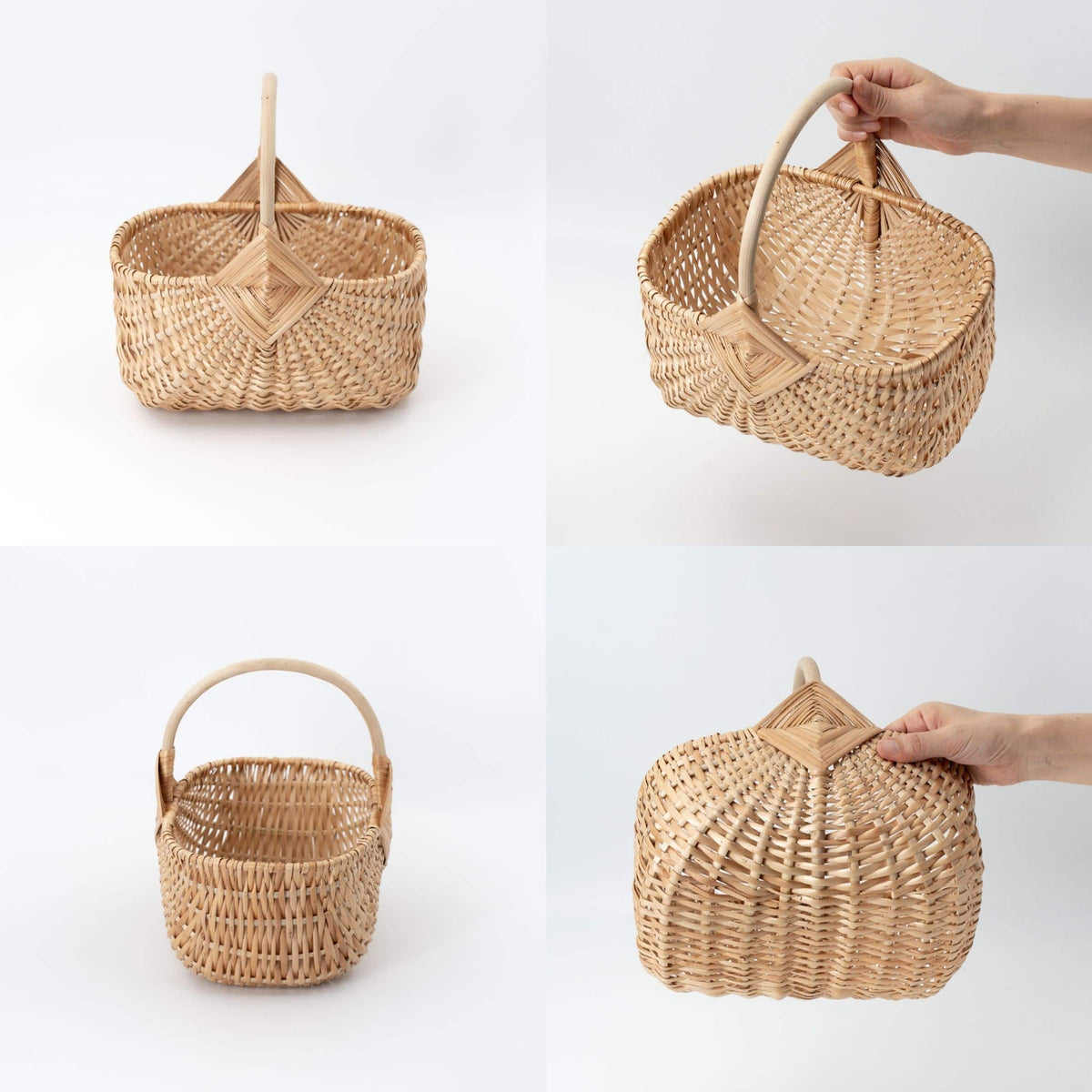 【数量限定】 PINUMU PASAULE ラトビア製 マッシュルームバスケット S/SS