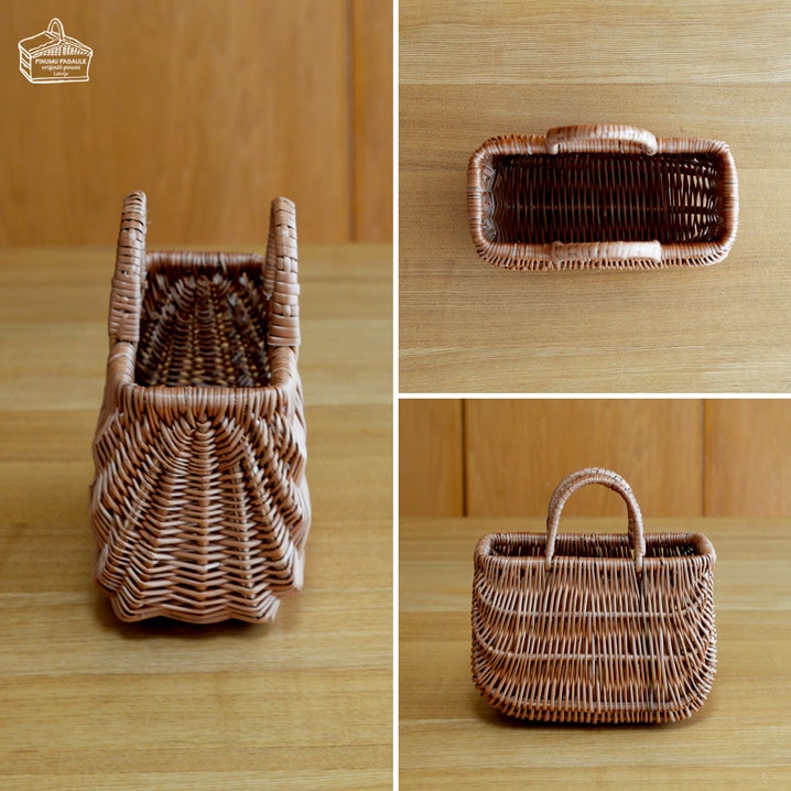 ラトビアの工房で作るハンドメイドかご | 柳のかごバッグ S