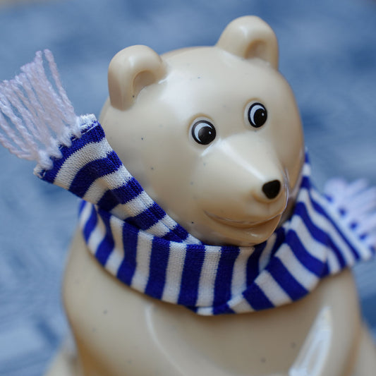 しろくま貯金箱 ブルーマフラー付き Polar Bear Money Box 2025年 【数量限定】