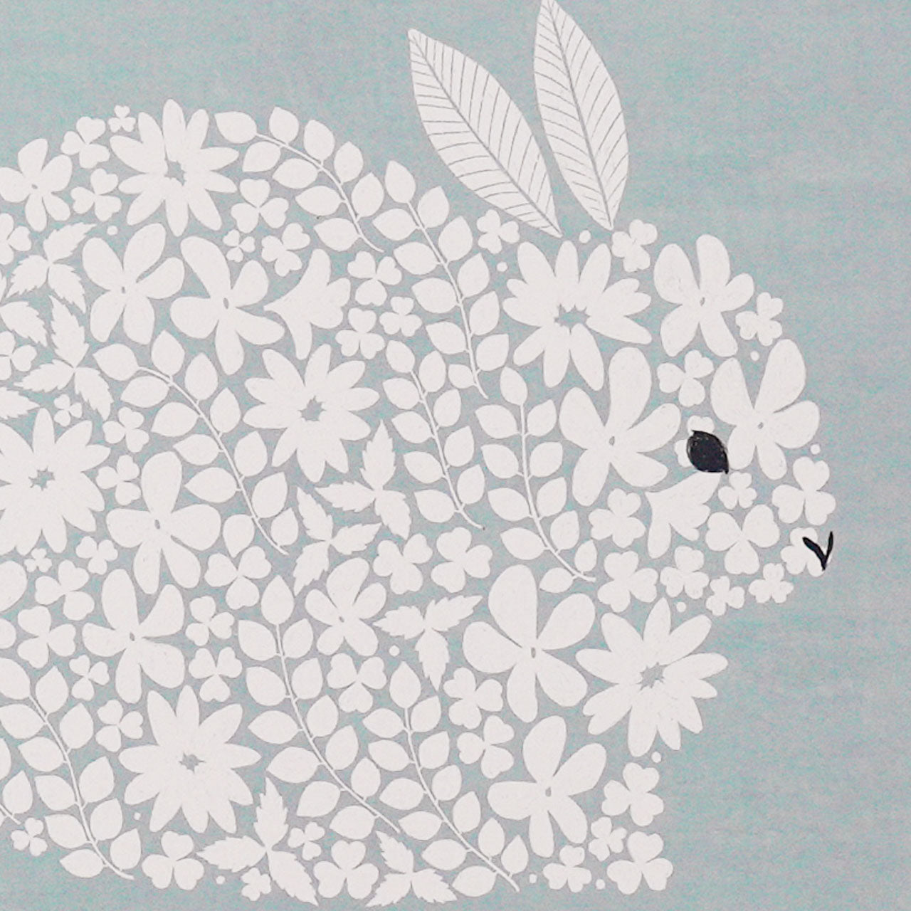 sotlight ウサギ 20cm アートポスター フレーム付き