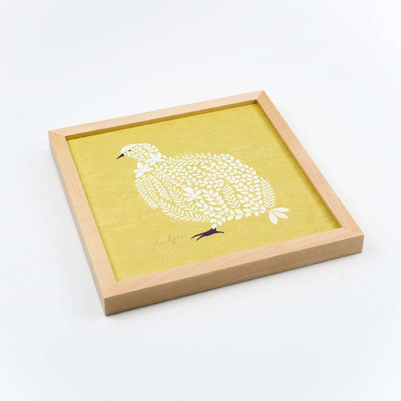 sotlight トリ 20cm アートポスター フレーム付き